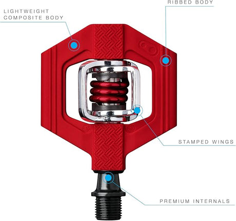 Pedals, Crankbros Candy 1 Red / Red Spring