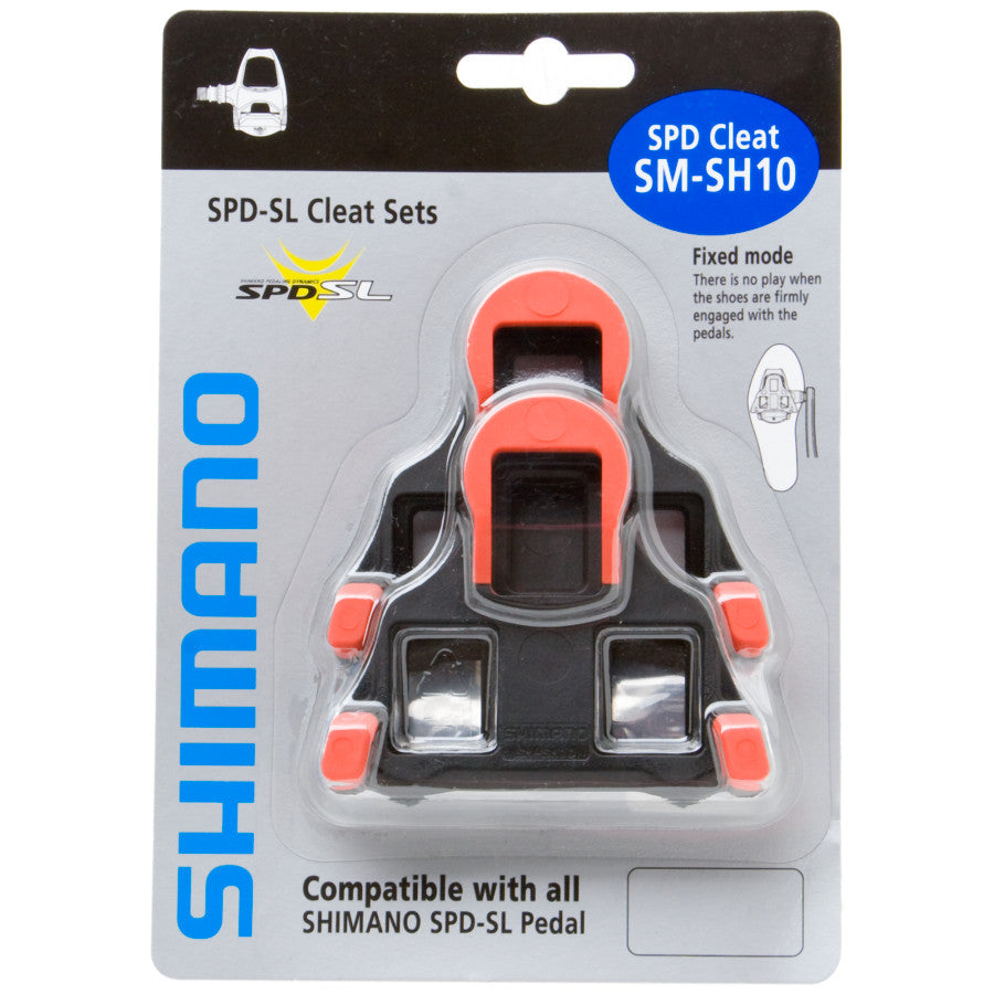 Pedal Cleat, Shimano SPD-SL SM-SH10, 0 Deg Float